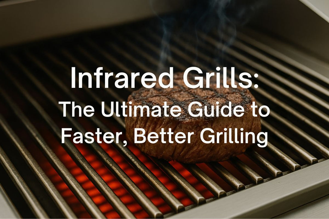 Infrared Grill with a steak cook