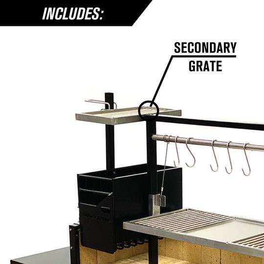 Tagwood BBQ | Argentine Santa Maria Wood Fire & Charcoal Grill | BBQ03SI-- PRE-ORDER | estimated shipping starting as of December 2022