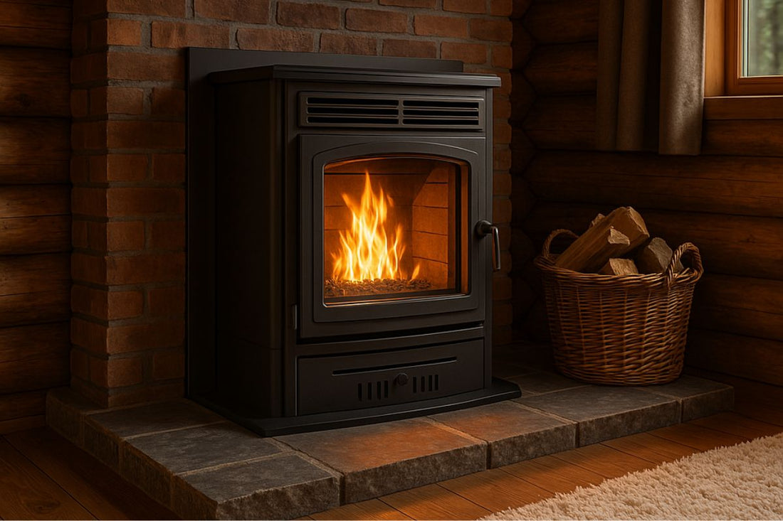 pellet stove insert for fireplace