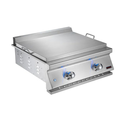 Built In Griddle | 2 Burner w/Removable Lid