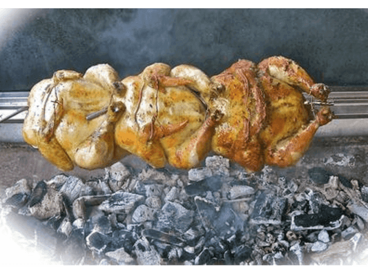 Chicken Spit Rotisserie/Roaster Attachment