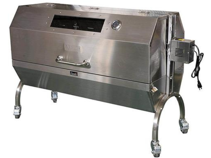 62" Stainless Steel Charcoal Pig, Hog & Lamb Spit Rotisserie/Roaster Machine