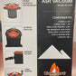 ComfortBilt Black Metal Ash Vacuum - BJ1513