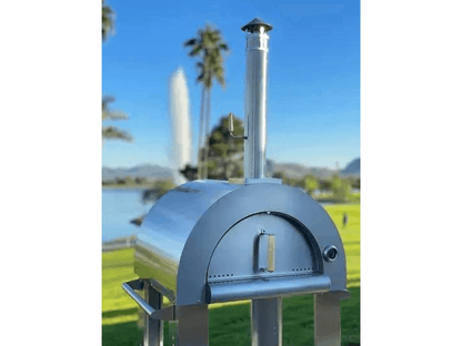 Kokomo 32” Wood Fired Stainless Steel Pizza Oven