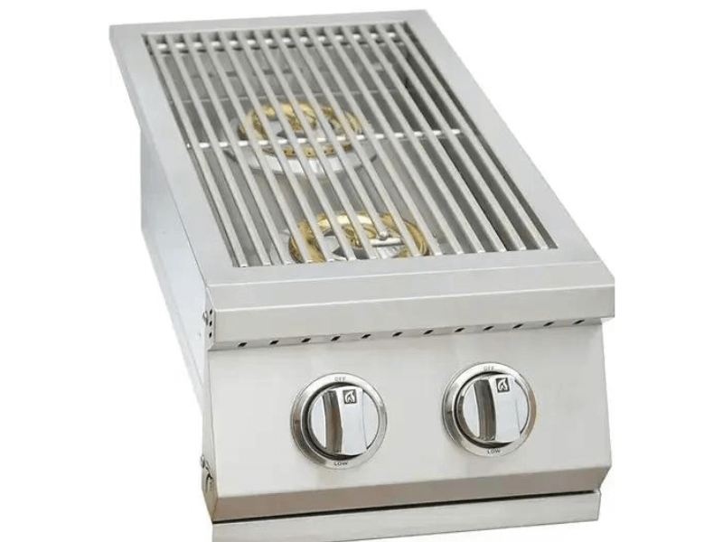 KoKoMo Built In Double Side Burner w/Removable Cover