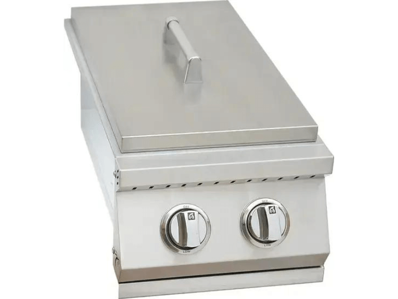 KoKoMo Built In Double Side Burner w/Removable Cover