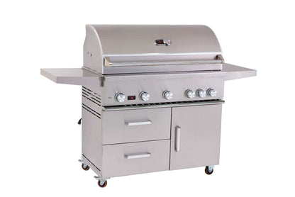 Bonfire | 42" Prime 500 5 Burner Door and Drawer Freestanding Cart Model