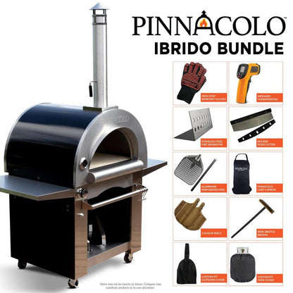 PINNACOLO | IBRIDO (HYBRID) Gas/Wood Pizza Oven With Accessories - PPO103