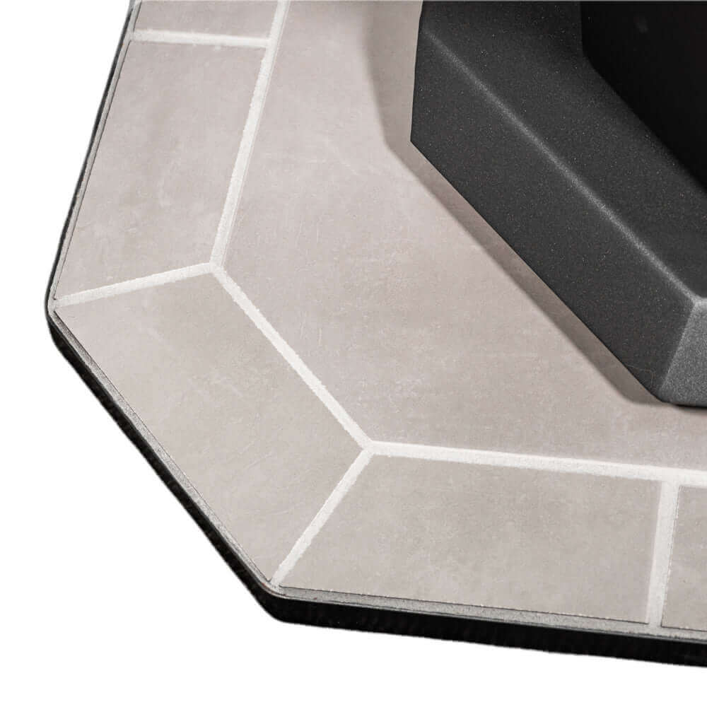 ComfortBilt Flat Wall Hearth Pad - Agate Grey