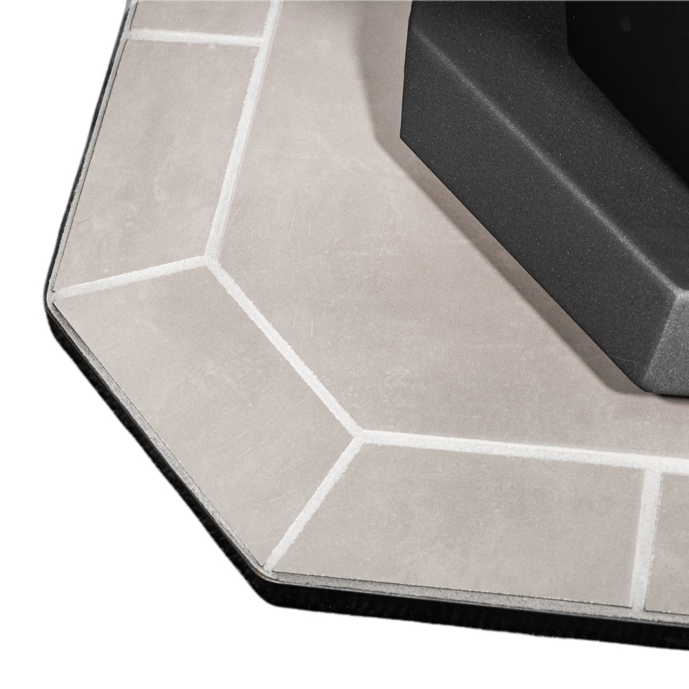 ComfortBilt | Flat Wall Hearth Pad - Agate Grey