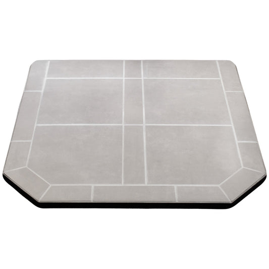 ComfortBilt Flat Wall Hearth Pad - Agate Grey