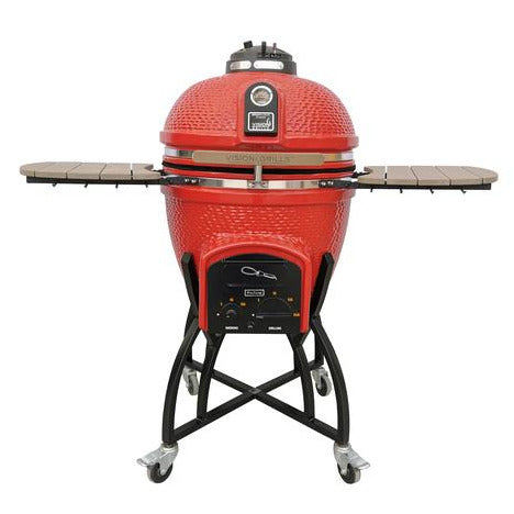 Vision Grills | Professional C-Series Ceramic Kamado in Red C-CR4C1F1