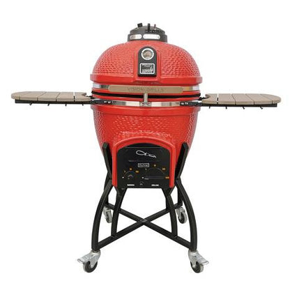 Vision Grills | Professional C-Series Ceramic Kamado in Red C-CR4C1F1