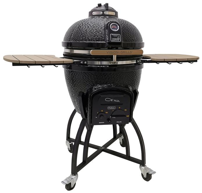 Vision Grills | Professional C-Series Ceramic Kamado in Black C-4C1F1