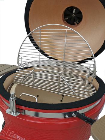 Vision Grills | Professional C-Series Ceramic Kamado in Red C-CR4C1F1