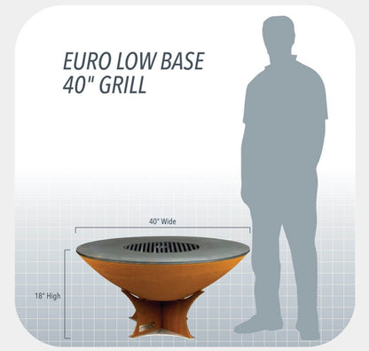 ARTEFLAME | Classic 40" Fire Pit - Low Euro Base - AFCL40LEBFP-HomeOutdoors