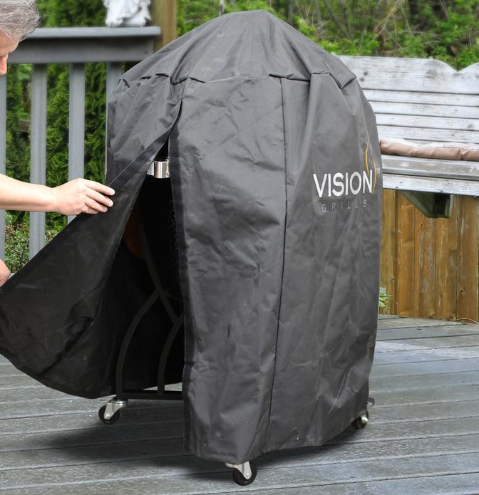 Vision Grills | Professional C-Series Ceramic Kamado in Black C-4C1F1