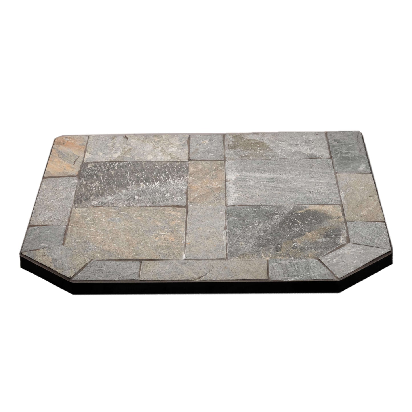 ComfortBilt Flat Wall Hearth Pad - Natural Silver Slate