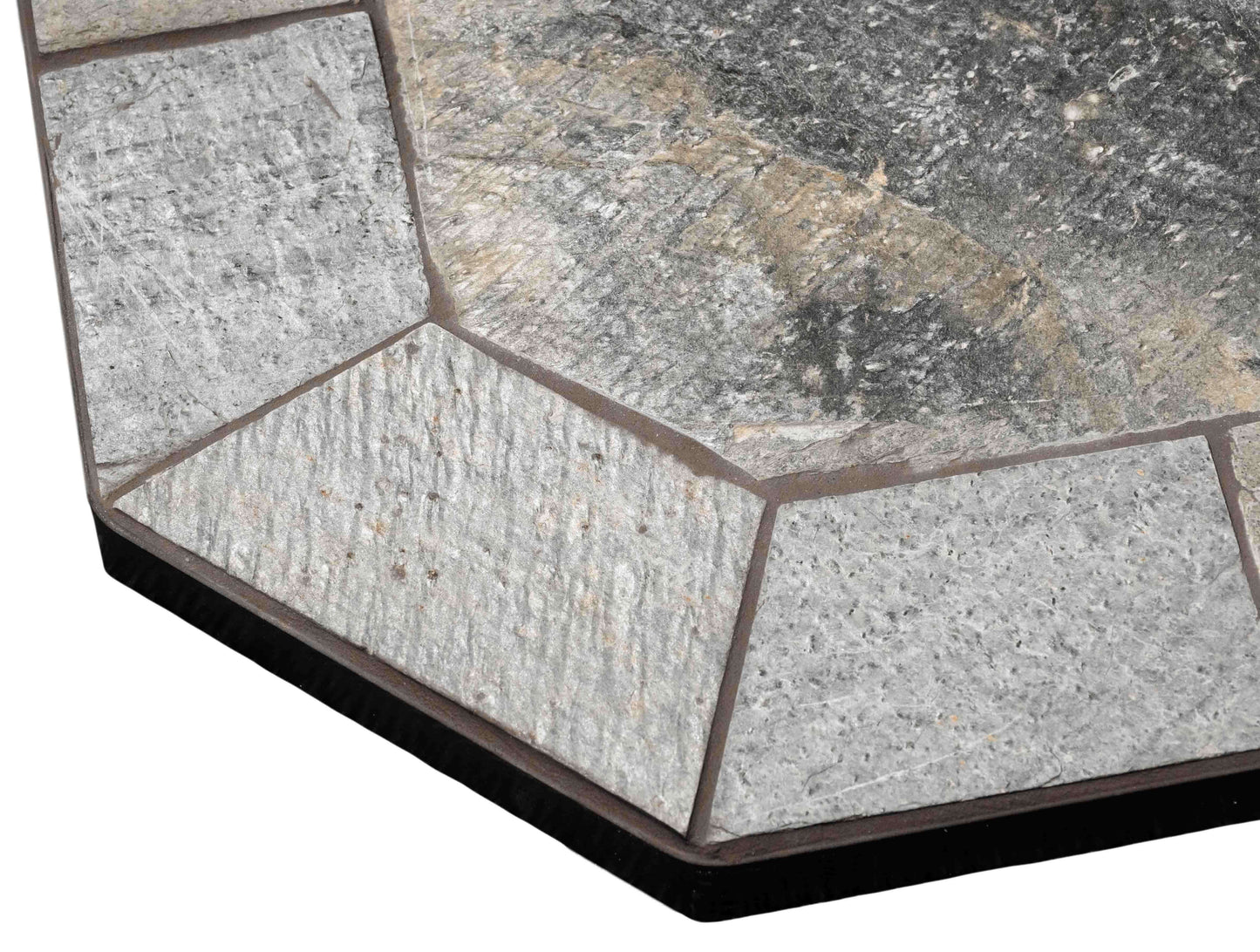 ComfortBilt Flat Wall Hearth Pad - Natural Silver Slate