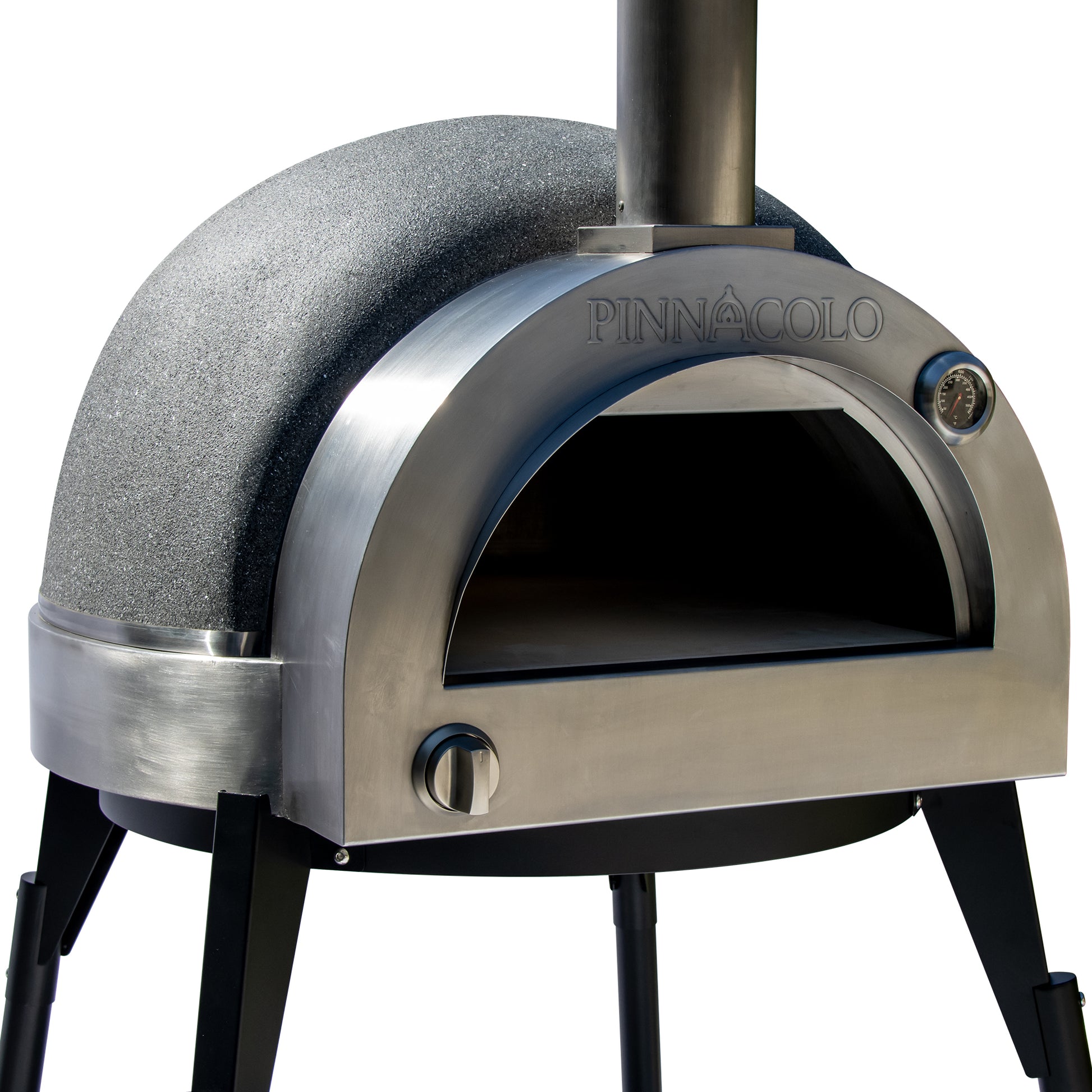 PINNACOLO | IBRIDO (HYBRID) Gas/Wood Pizza Oven With Accessories - PPO103 right side 