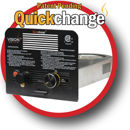 Vision Grill | Quickchange Gas Insert LP - VGK-GPAK-S1