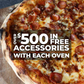 Overfunded dollars in free accessories with each Pinnacolo pizza ovens oven