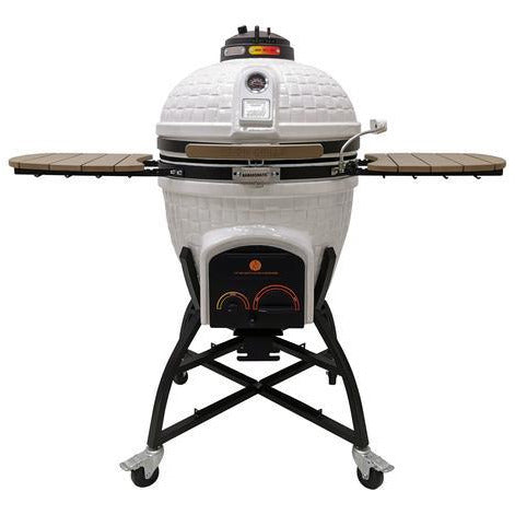 Vision Grills | Elite Series XR402WC Deluxe Ceramic Kamado in White