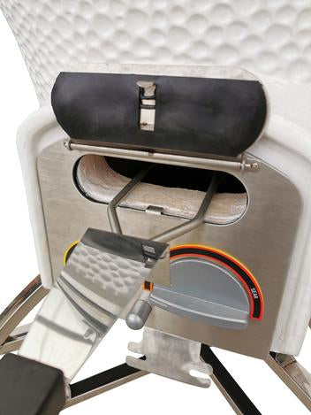 Vision Grills | Elite Series XD702WC Maxis Ceramic Kamado in White