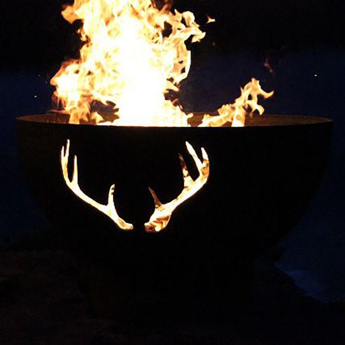 Fire Pit Art | Antlers - ANTLERS-HomeOutdoors