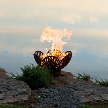 Fire Pit Art | Barefoot Beach - BB