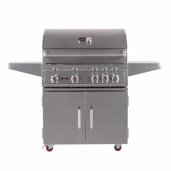 Bonfire | 34" 4 Burner Double Door Freestanding Cart Model