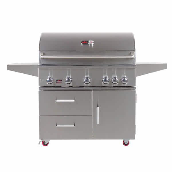 Bonfire | 42" Prime 500 5 Burner Door and Drawer Freestanding Cart Model