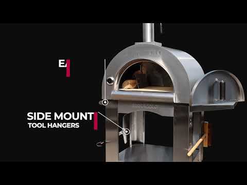 PINNACOLO | PREMIO Wood Fired Outdoor Pizza Oven with Accessories - PPO102 product description video 