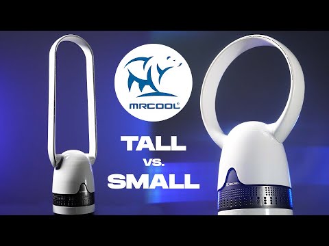 MRCOOL® | MRBREEZE Oval Bladeless Fan and Air Purifier - MRFAN38PL Video