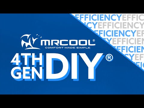 MRCOOL® | E Star DIY 4th Gen 24k BTU Ductless Mini-Split Heat Pump Complete System 208-230V/60Hz - DIY-24-HP-WM-230C25 Video