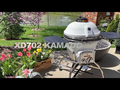 Vision Grills | Elite Series XD702WC Maxis Ceramic Kamado in White