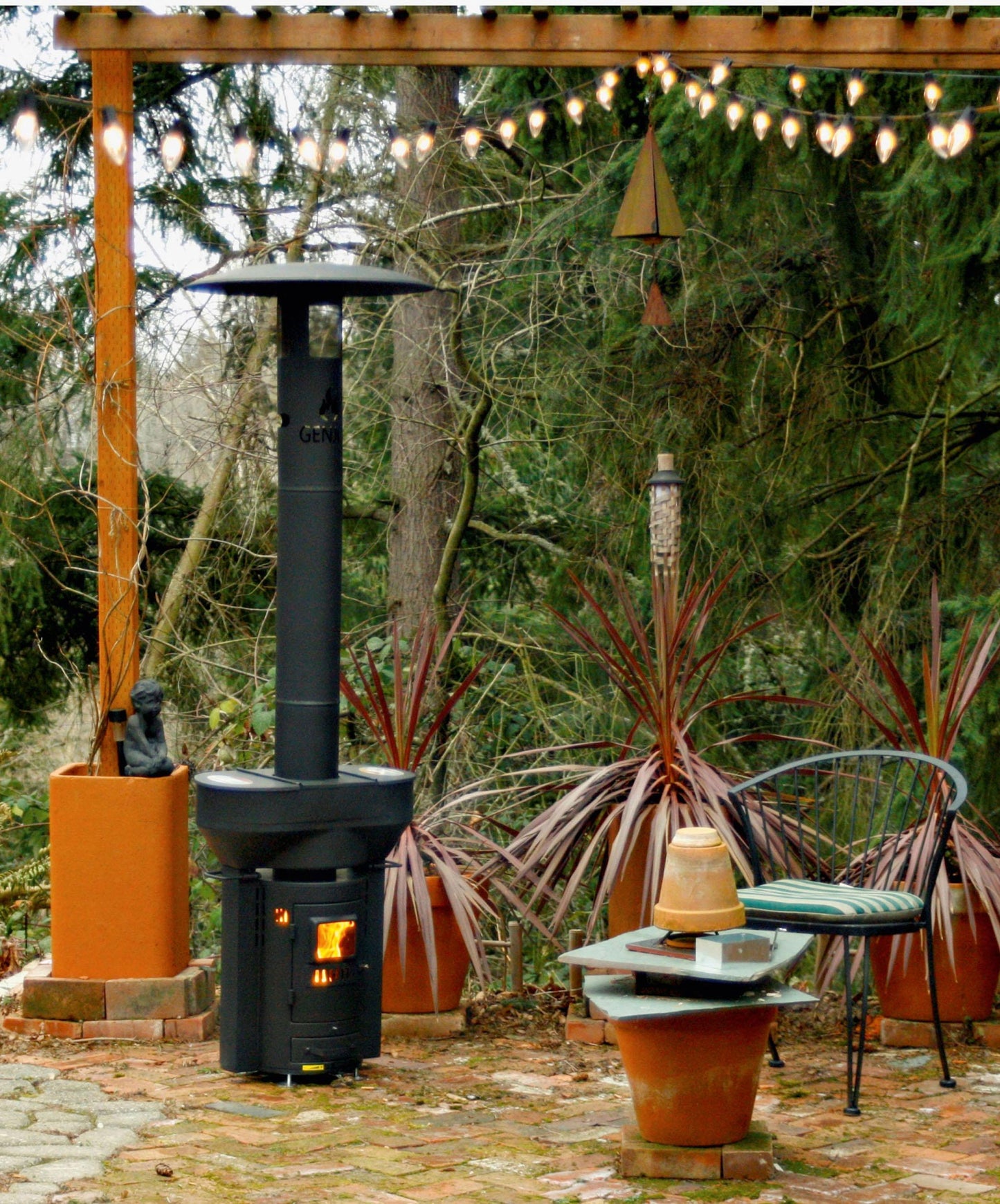 Qstoves | Q05X Q-FLAME Pellet Patio Heater